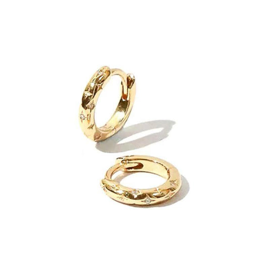 Gold Cosmic Star Fashionable Minimalist Earrings – Exquisite Jewelry Gift