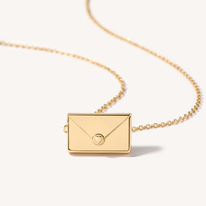 LOVE Letter Pendant Necklace – Couple's Symbol of Love, Available in Gold or Silver